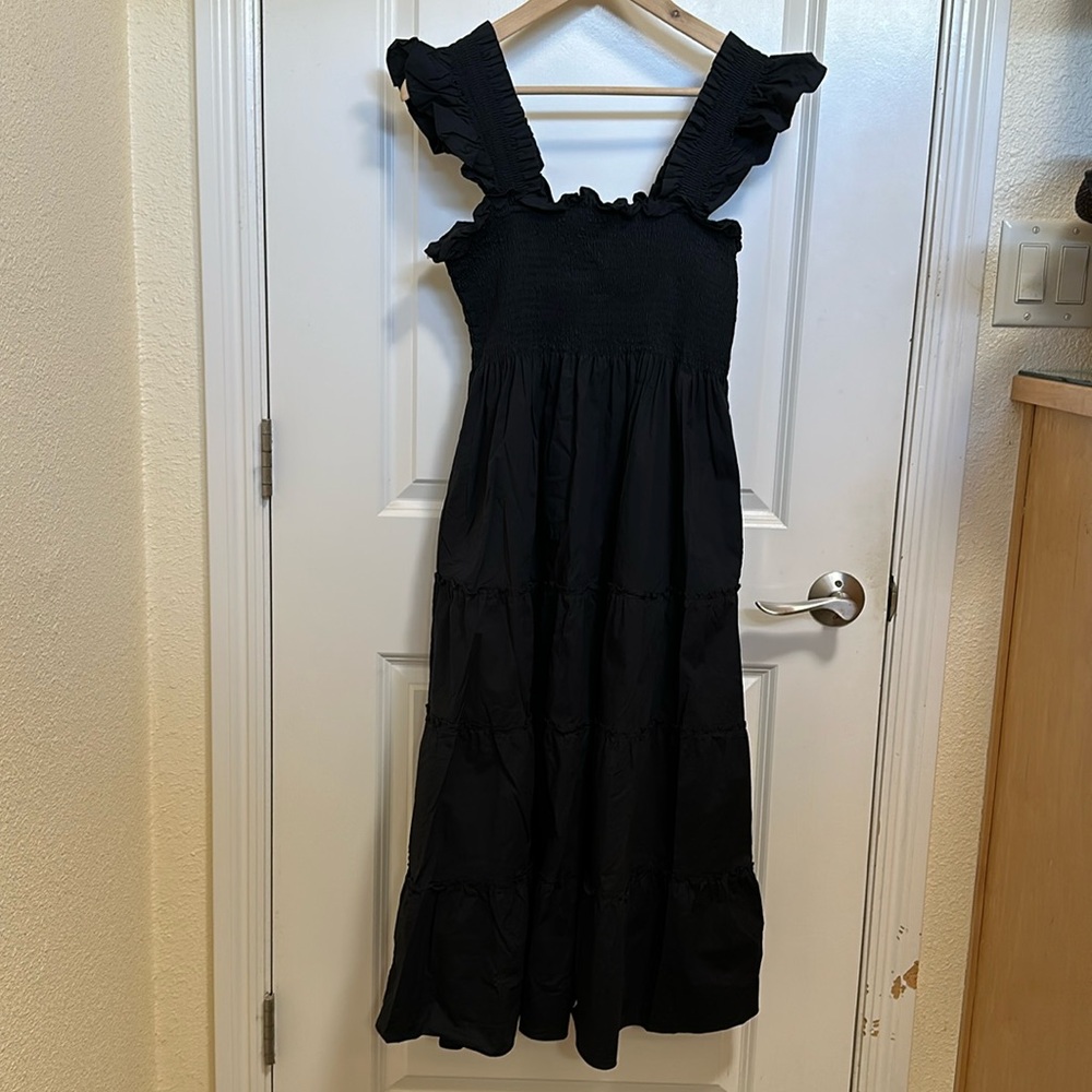 Hill House Home, The Nap Dress, black, with pockets!, M